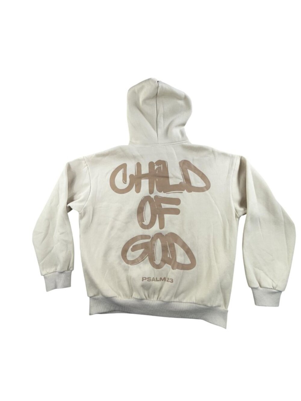 Born 2 Be Different Hoodie Mens XL Beige Pullover Sweatshirt Child Of God Psalms